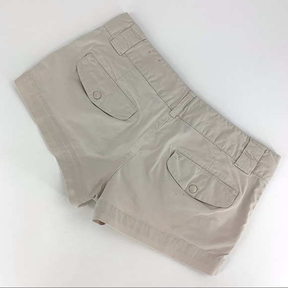 American Eagle Outfitters Beige Stretch Chino Shorts, 8 - Picture 2 of 16